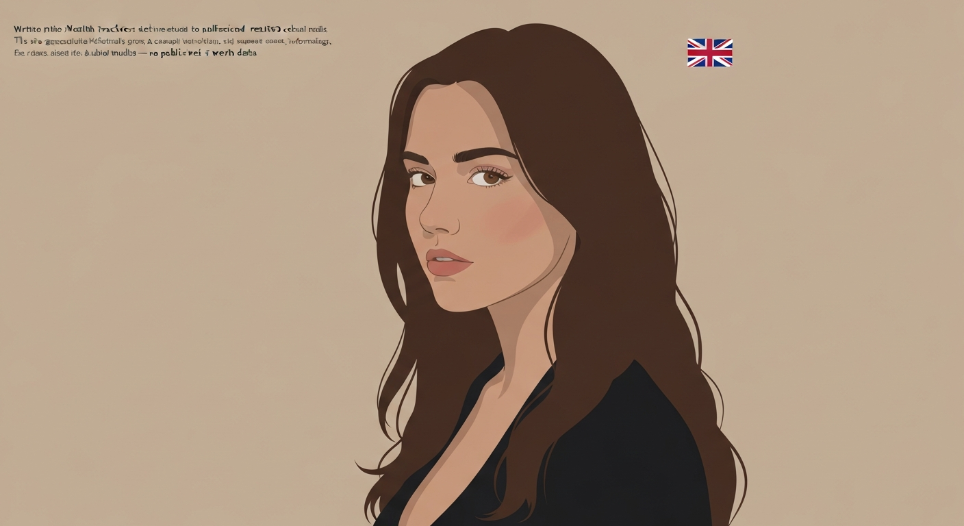 Illustration representing a private young adult woman and the absence of public financial data.